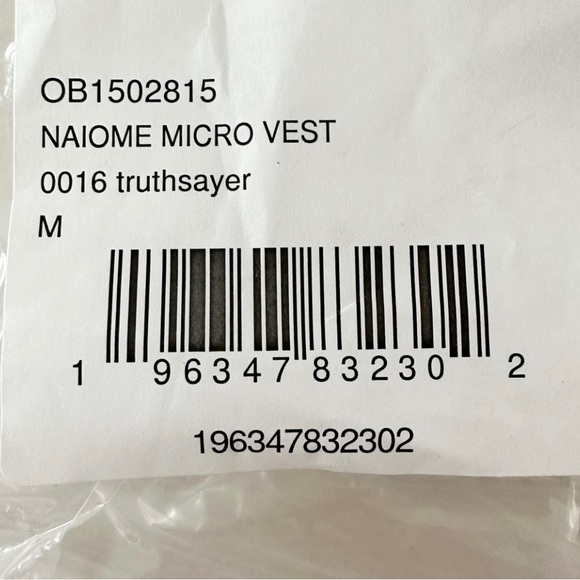 Free People Naiome Rib Vest
 
TRUTHSAYER, Size Medium - Picture 3 of 8